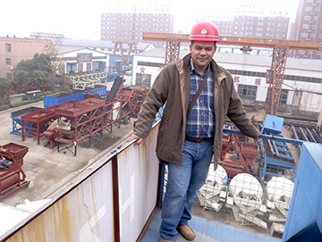 鄭州建新混凝土攪拌設備再度銷往阿爾及利亞